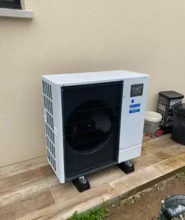 Installation d'une pompe à chaleur par la société Technik'Mans en Sarthe.